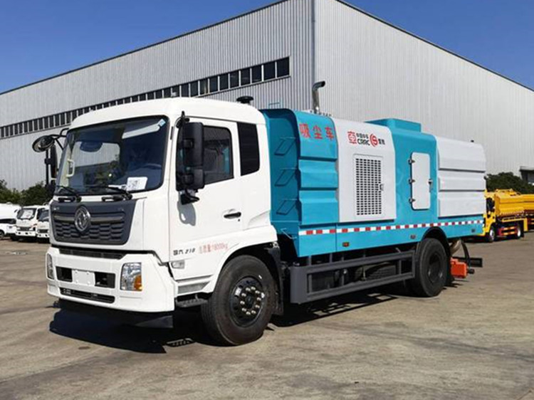 东风天锦10方后置吸盘吸尘车