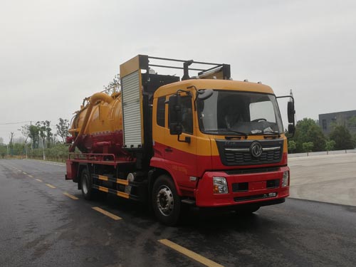 国六东风天锦清洗吸污车