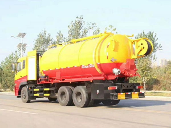 国六东风天龙20-22方清洗吸污车